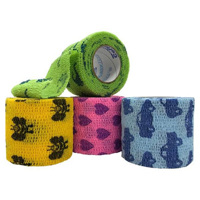 Bandage CoFlex 2"x5yd Compression Elastic Kids Pack LF Non-Sterile 36/Ca - Surgical Supplies NY